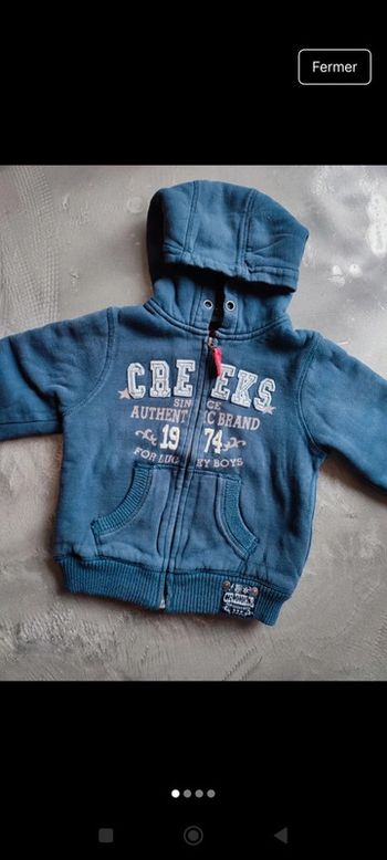 Veste intérieur polaire 4 ans