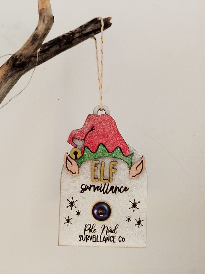 Boule de Noël Elf Surveillance - photo numéro 3