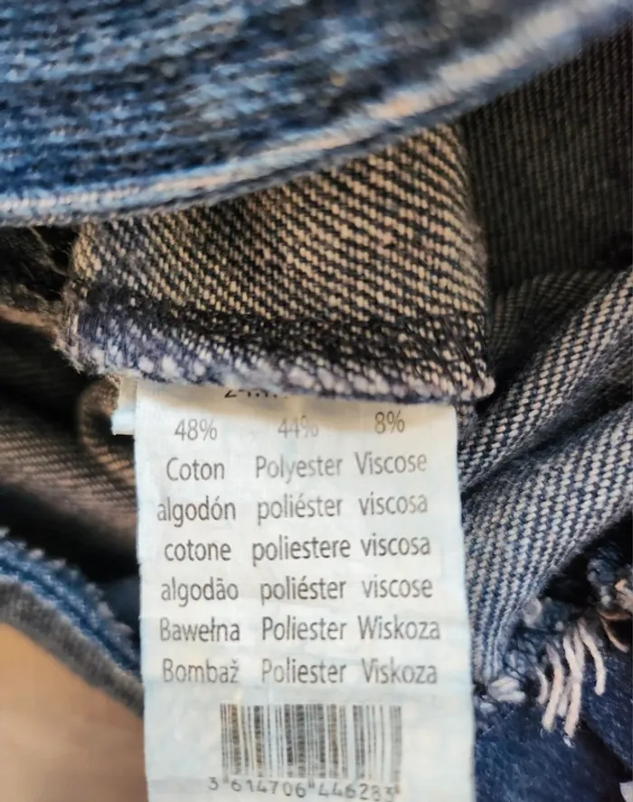 Salopette jean bleu garçon 24 mois - photo numéro 4
