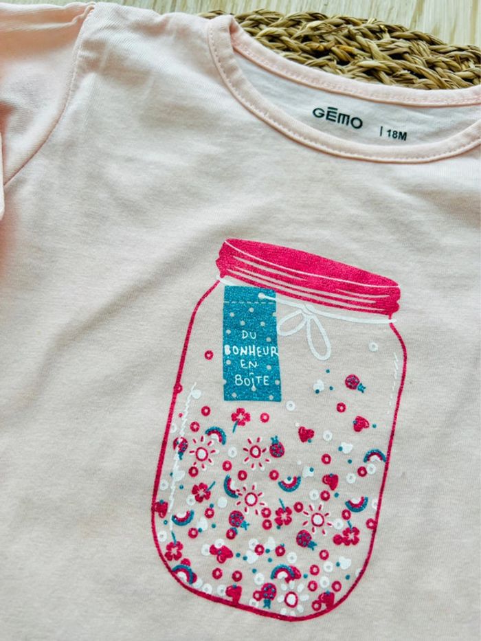 Tee-shirt manches longues Gémo - photo numéro 3