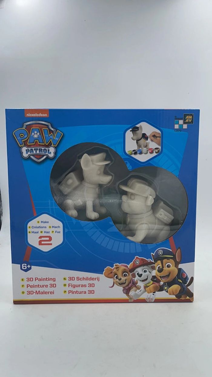 Coffret peinture 3D sur figurines Pat Patrouille Spin Master neuf