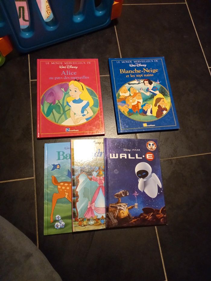 Lot de 5 livres Disney