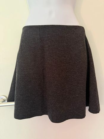 Jupe grise toute douce Zara