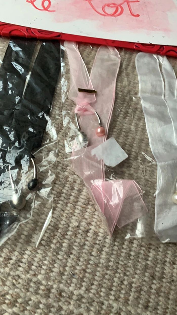 Lot bijoux pendentif collier effet perles - photo numéro 4