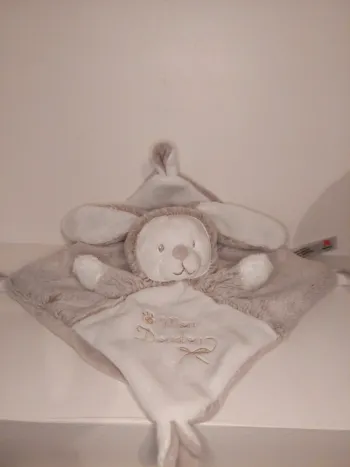 Nicotoy - doudou ours déguisé en lapin