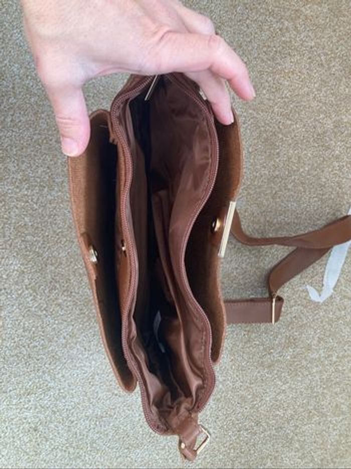 Sac bandoulière damart camel - photo numéro 5