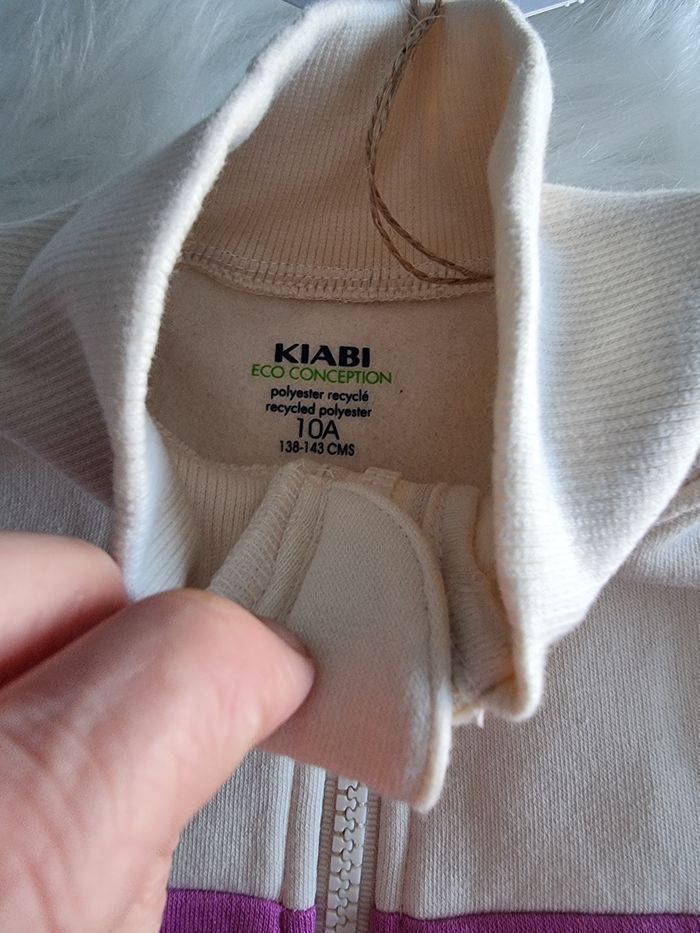 NEUF superbe 🏷🏷💜 jogging molleton 8/10 ans fille💜💜💜💜💜💜💜 - photo numéro 6