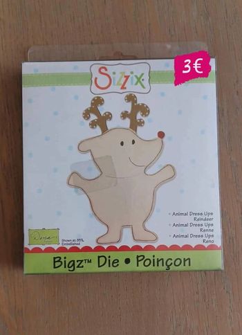 Sizzix Bigz Die - Déguisements d'animaux Renne