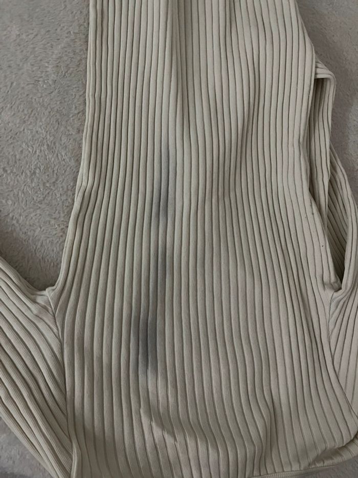 t-shirt beige zara - photo numéro 3