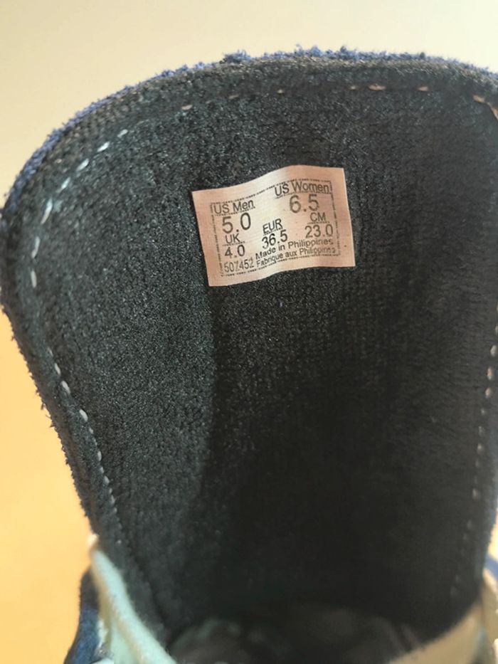 Baskets Vans sid suede mixte bleue marine pointure 36.5 neuves avec boîte - photo numéro 7