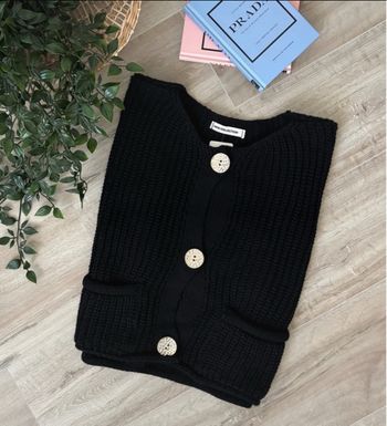 Gilet sans manches en maille