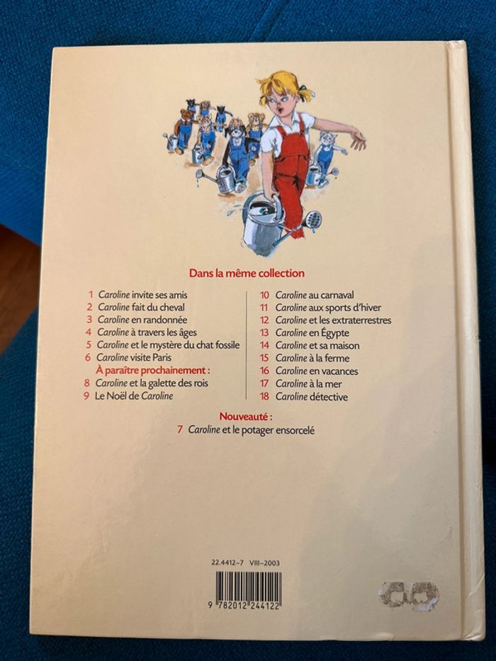 Livre vintage Caroline et le potager ensorcelé jardin album bd Pierre Probst traditionnel - photo numéro 2