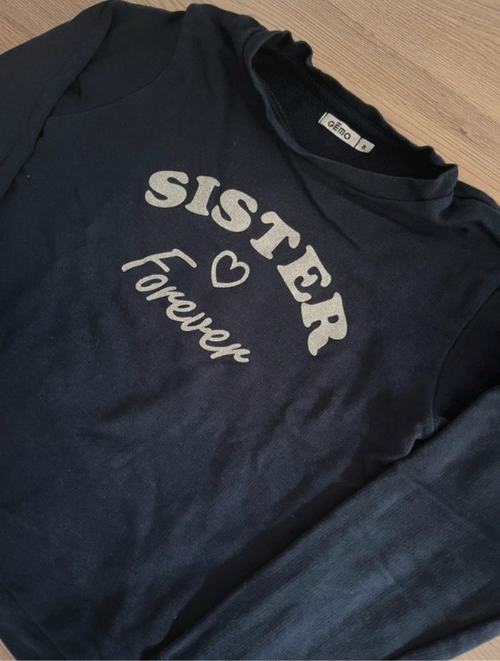 Sweat sister forever fille - photo numéro 2