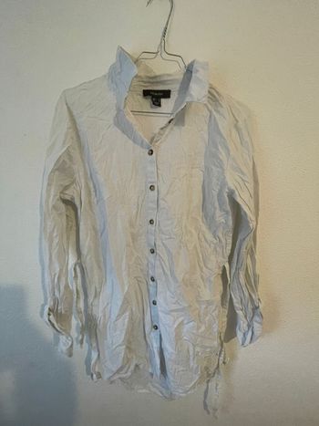 Chemise à manches longues blanche taille 38