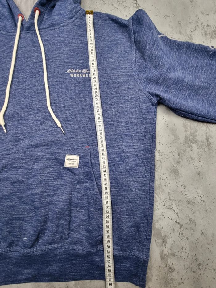 Sweat à capuche Eddie Bauer bleu – Taille M Homme - photo numéro 9