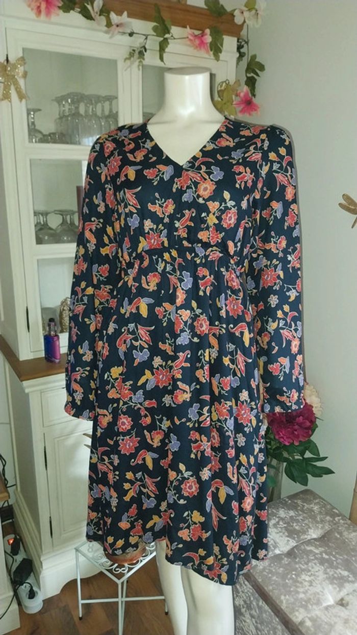 Robe imprimée neuve avec étiquette by Terre de Marins Taille 36