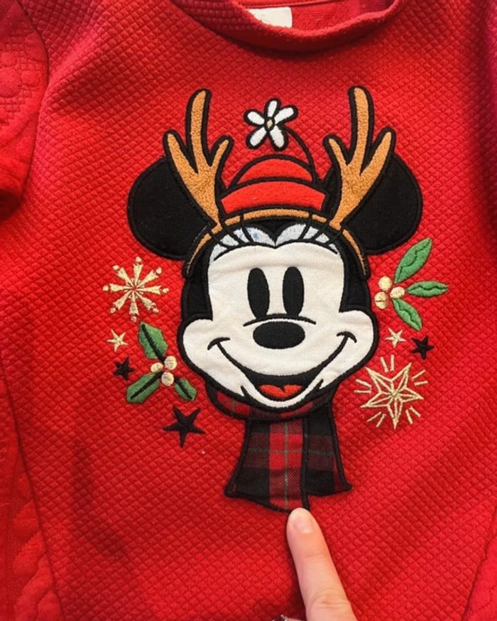 Sweat de Noël Minnie - photo numéro 3
