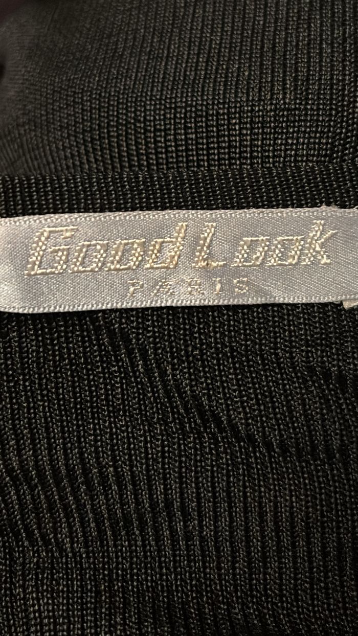 Gilet noir fin brodé Good Look TU - photo numéro 4