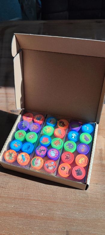 Boite de 3 tampons animaux