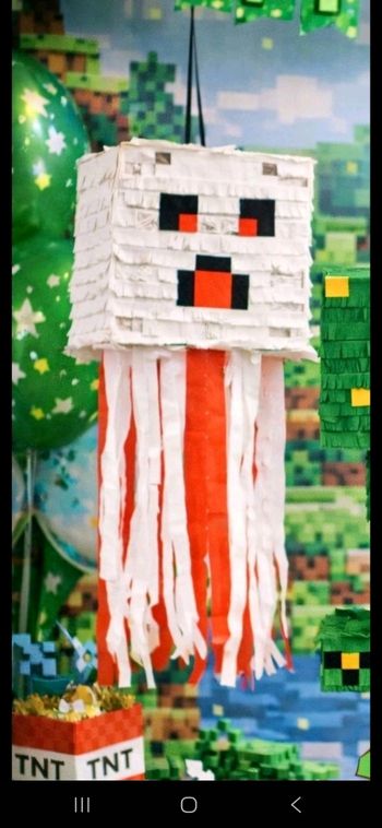 Pinata anniversaire minecraft 