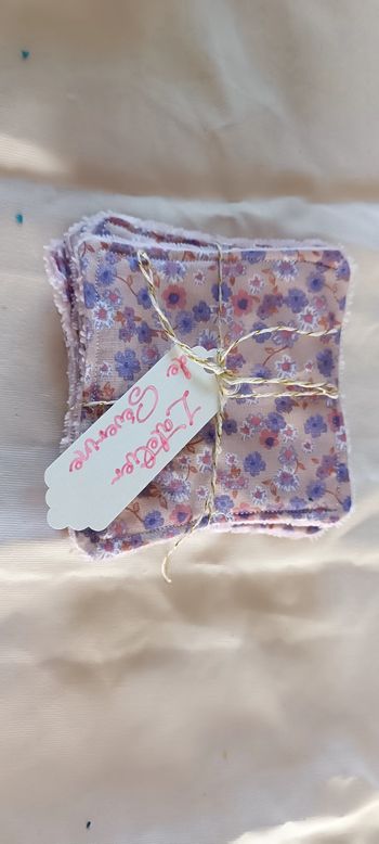 Lot de 5 lingettes lavables