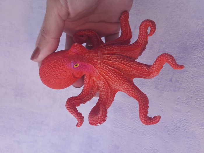Jouet type schleich pieuvre octopus - photo numéro 6