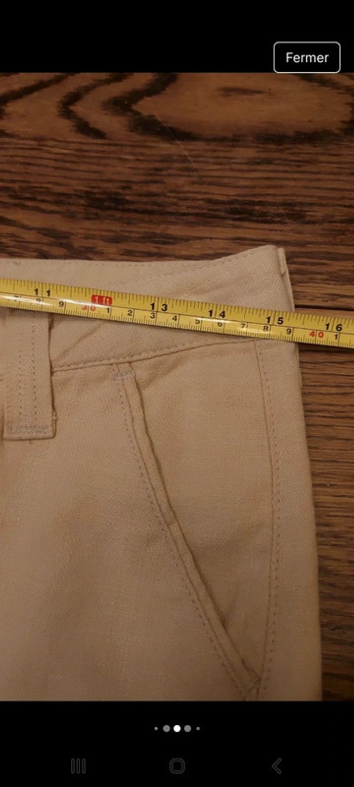 Mini jupe Beige Lee taille S - photo numéro 9