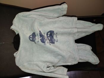 Pyjama bleu clair 2 pièces - Mots d'enfants