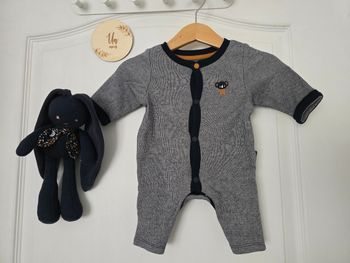 Grenouillère a rayures