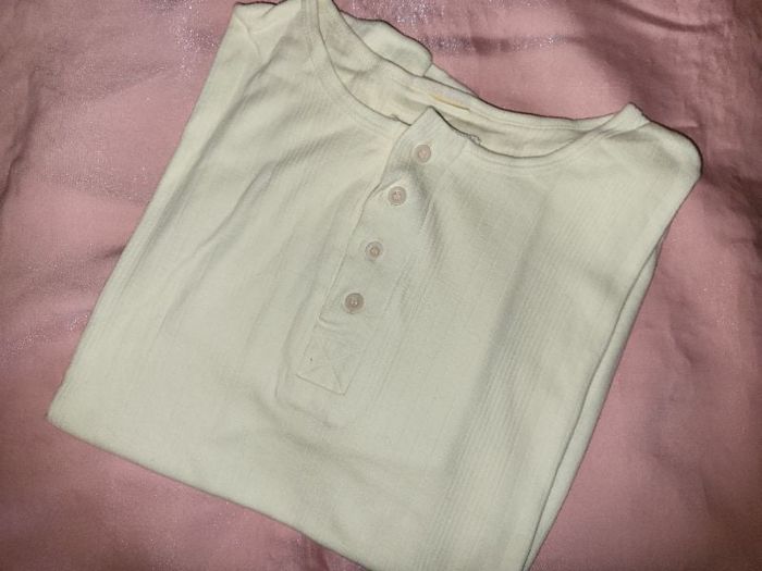 Tee shirt jaune paille