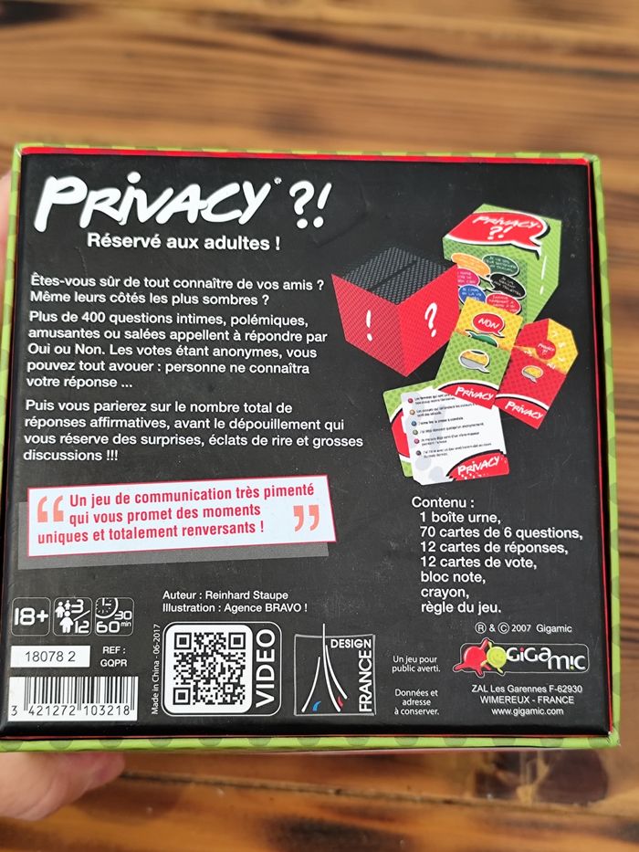 Jeu Société Privacy?! par GiGa Mic. - photo numéro 10