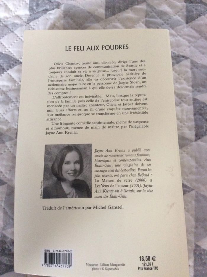 #le feu aux poudres Jayne Ann Krentz - photo numéro 3