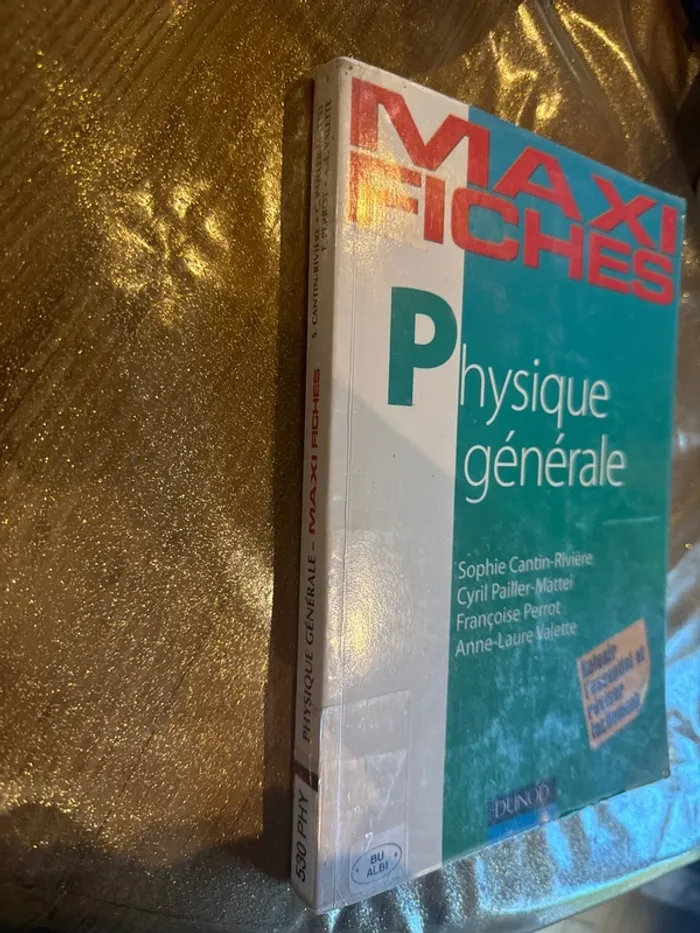 Livre maxi fiche, physique générale - photo numéro 2