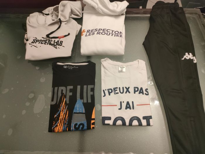 Lot vêtements garçon taille S