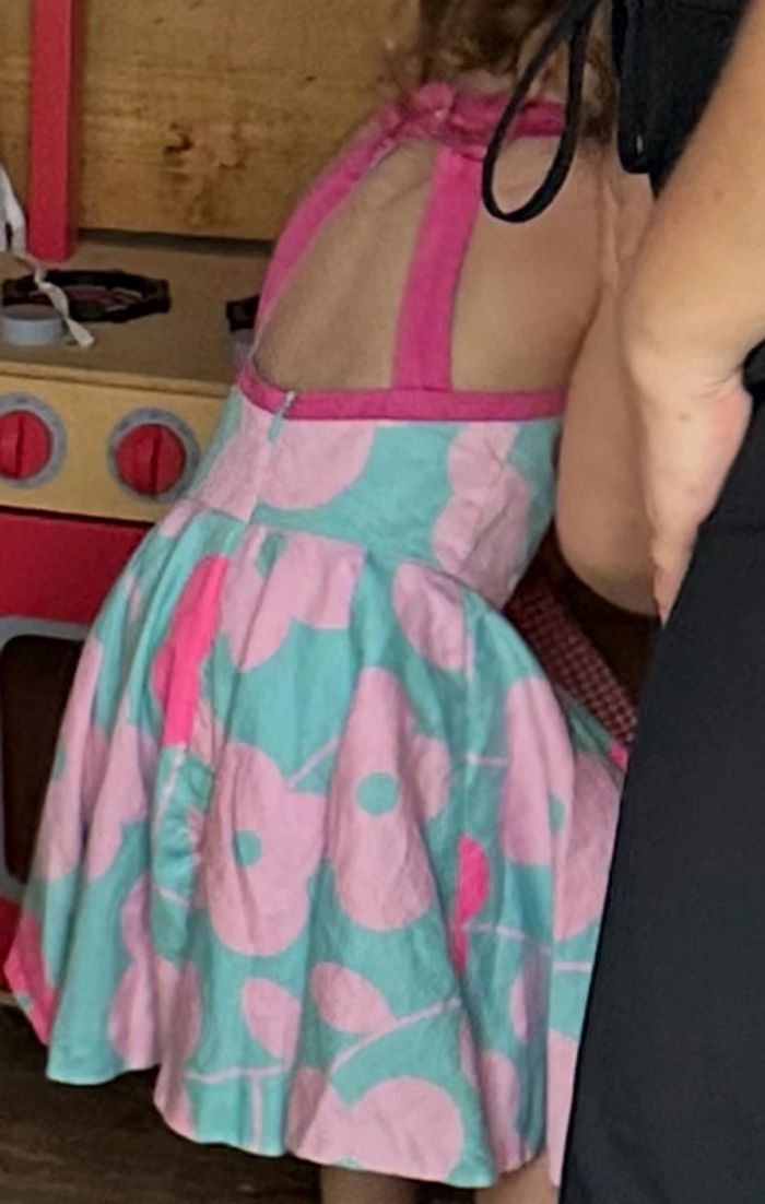 Robe fleurie jacadi dos ouvert 4 ans - photo numéro 2