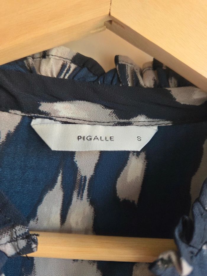 Robe fluide imprimée - pigalle neuve sans étiquette - taille s - photo numéro 3