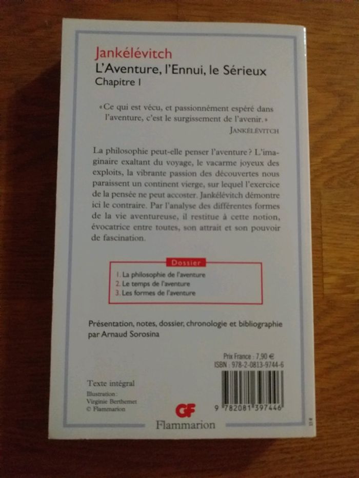L aventure,  l ennui,le sérieux. - photo numéro 2