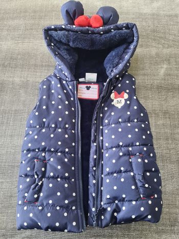 Doudoune sans manches minnie