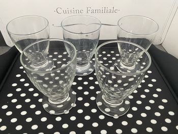 5 verres neufs