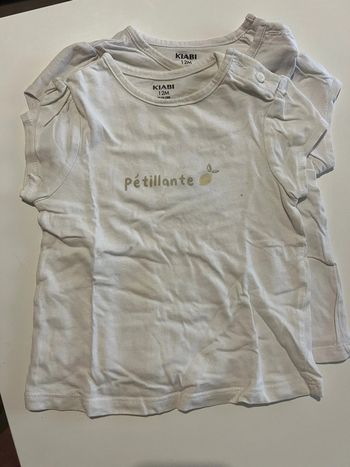 Lots de 2 T-shirt kiabi