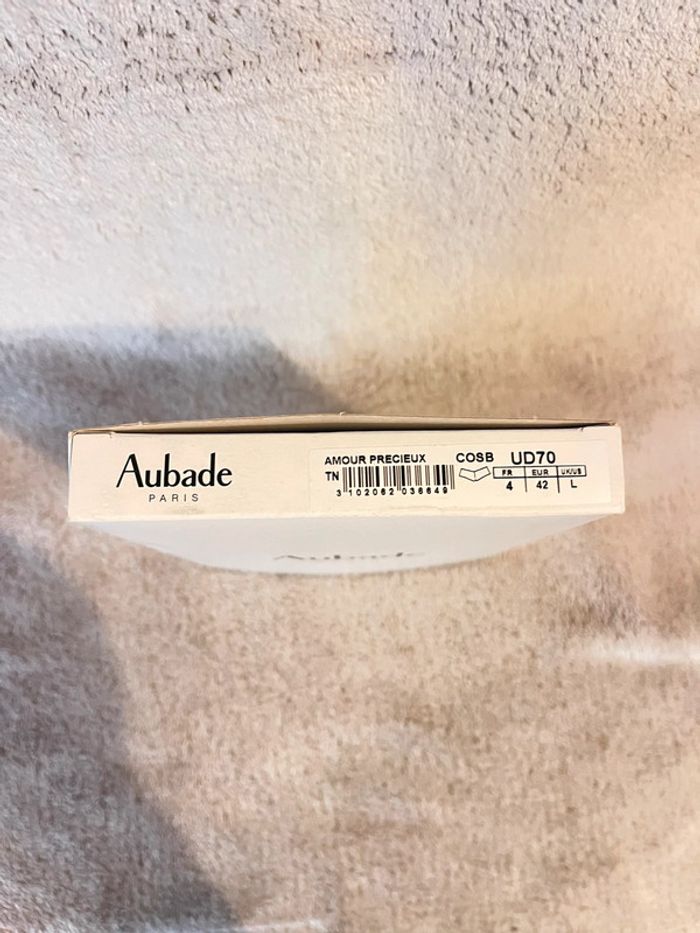 Aubade - Shorty Amour Precieux - Bleu, Taille 4 (L/XL) - photo numéro 7