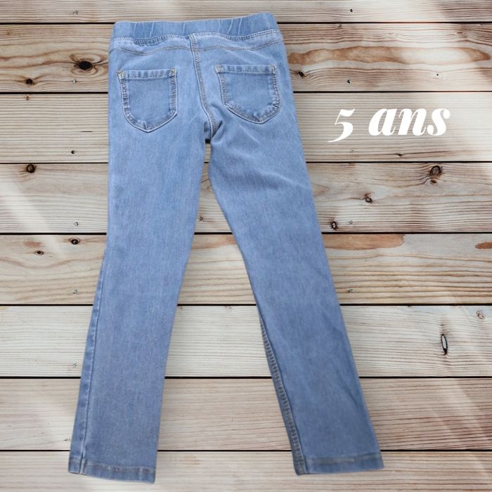 👖 Jegging bleu – Kiabi – 5 ans 👖 - photo numéro 2