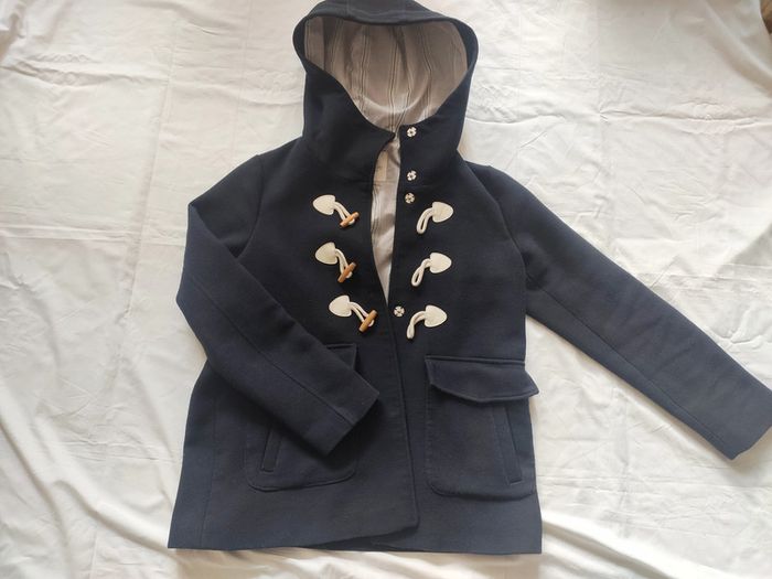 Veste intersaison EDC by Esprit avec capuche bleu marine M très bon état - photo numéro 5