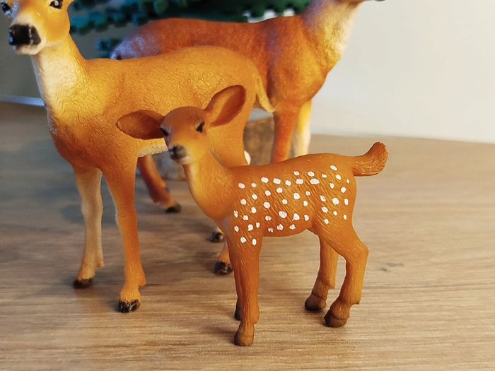 Schleich Mojo Famille cervidés figurine animal de la forêt - photo numéro 6