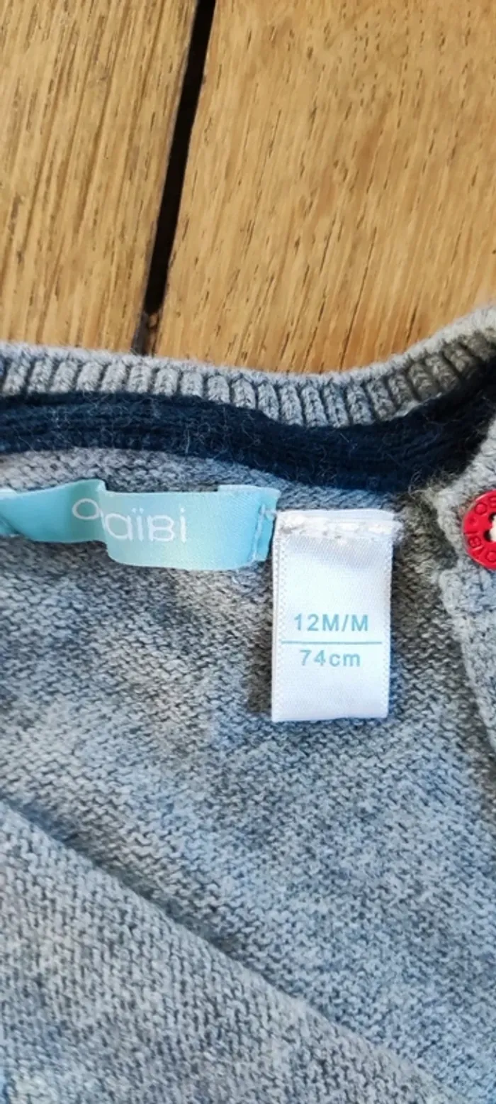 Pull hiver 12mois - photo numéro 3