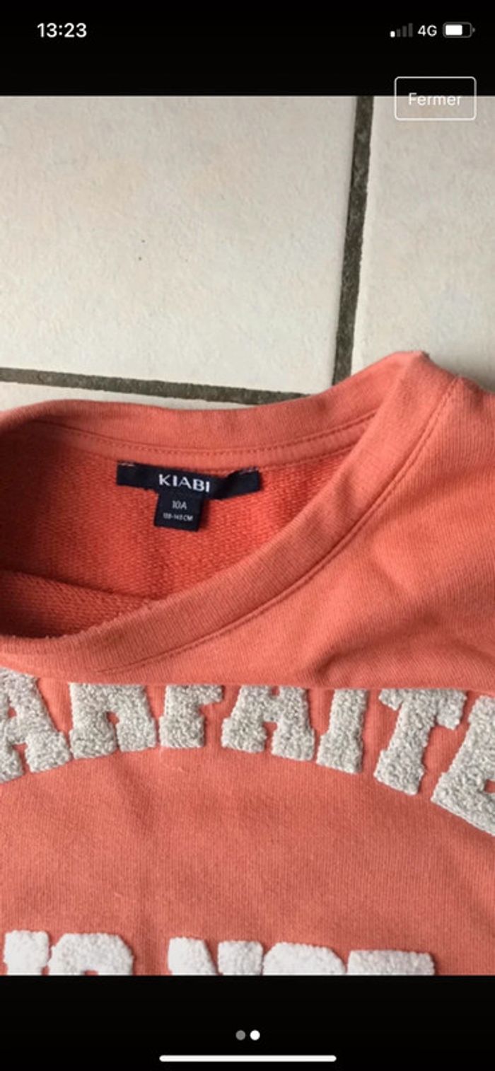 Sweat fille 10 ans - photo numéro 2