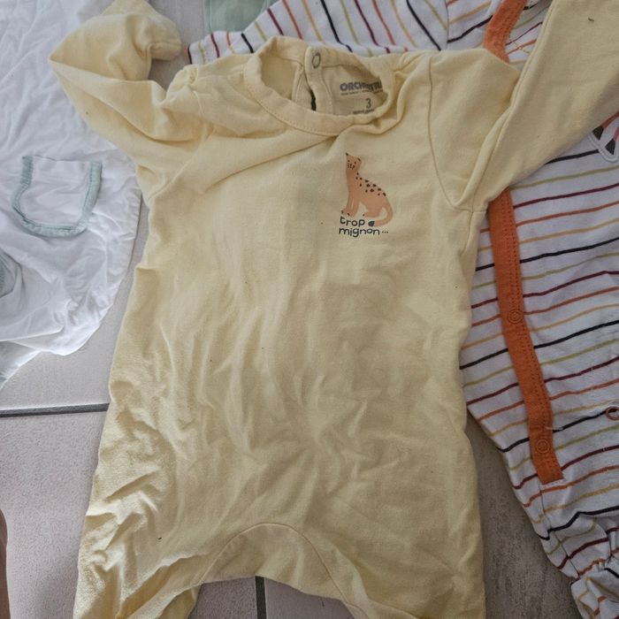 Lot 8 pyjama bébé 3 mois - photo numéro 2