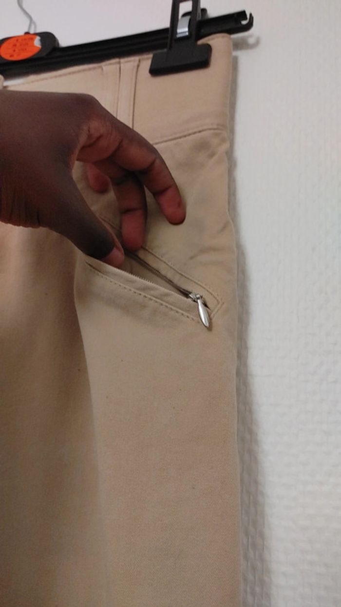 Pantalon taille haute tissu stretch cheval FEROTI 36 - photo numéro 7