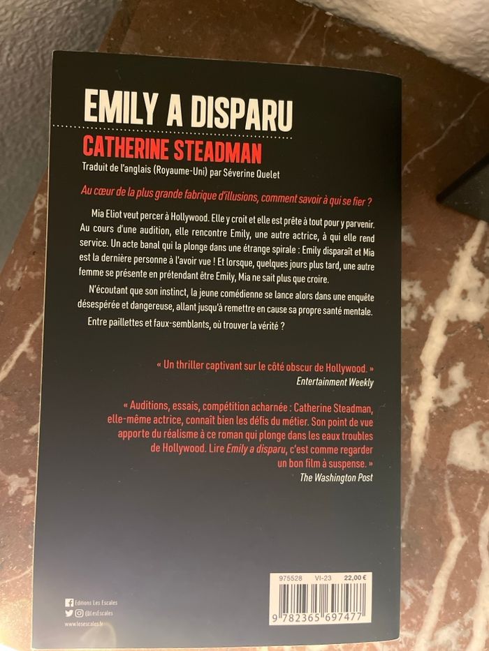 Livre « Emily a disparu » Catherine Steadman - photo numéro 2