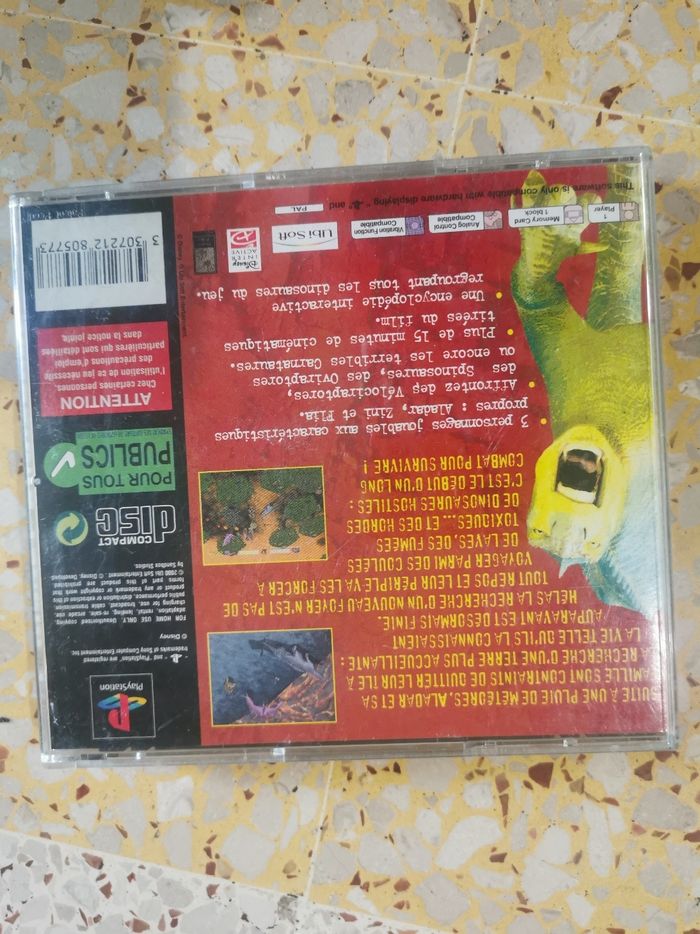 Jeu video dinosaure disney ps1 - photo numéro 3